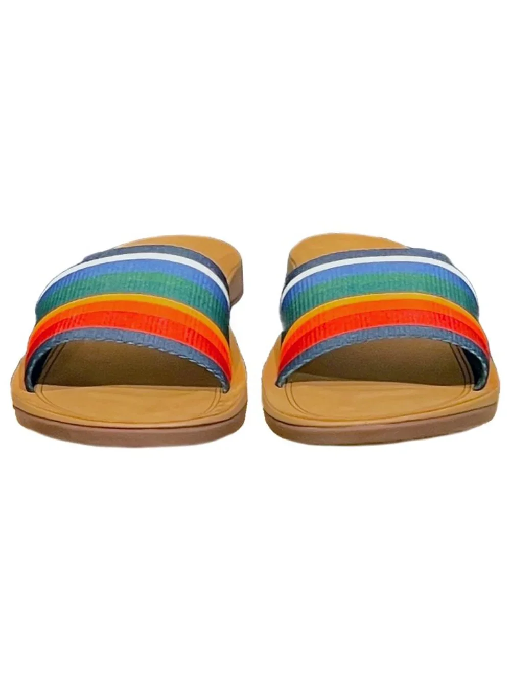 Pendleton Crater Lake National Park Slide Sandals Rainbow Stripe Size 8